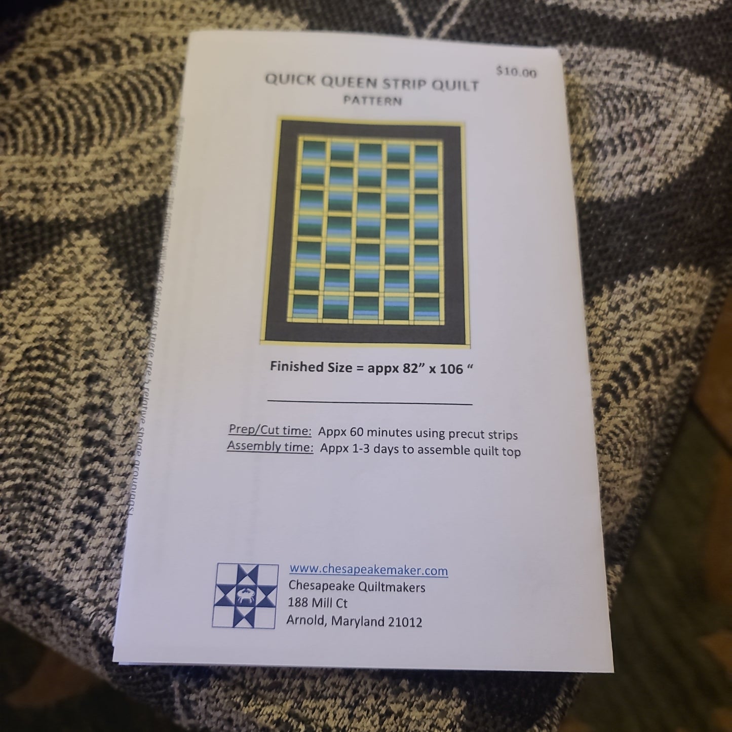 Quick Queen Quilt pattern - Beginner friendly!