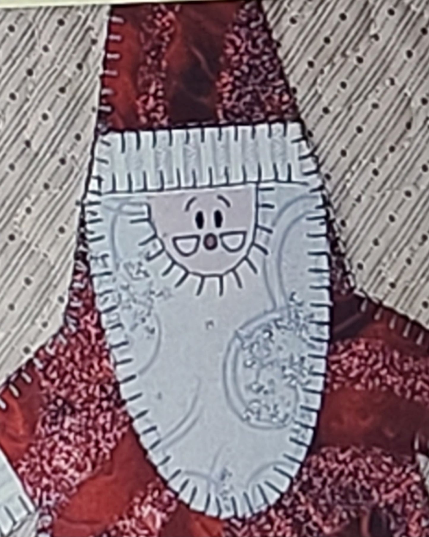 Santa Faces Applique Kit