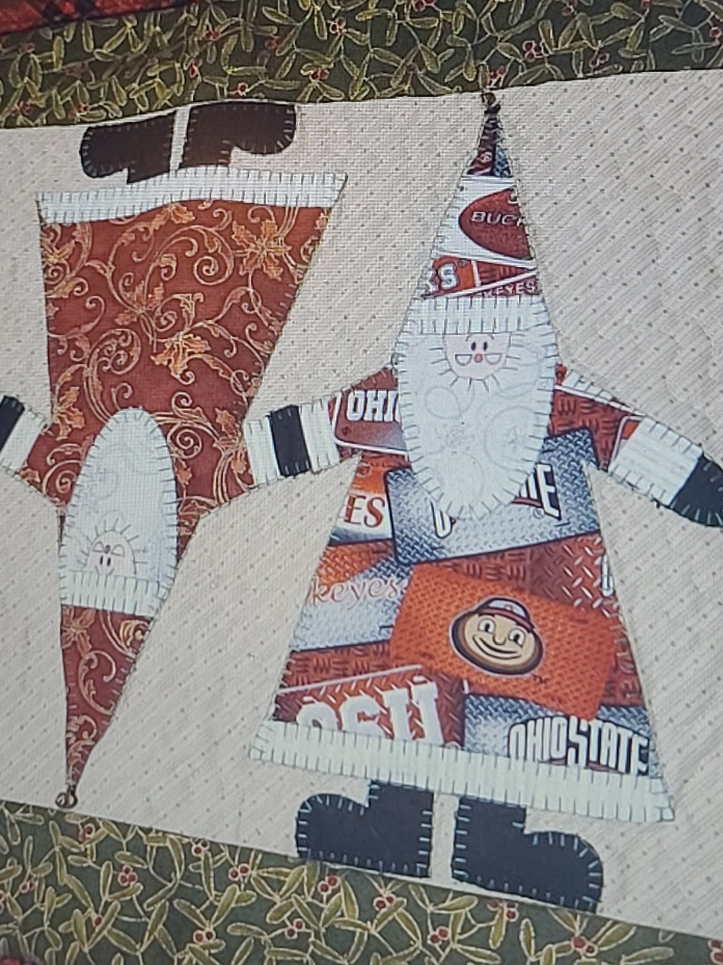Santa Faces Applique Kit