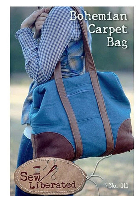 Bohemian Carpet Bag Pattern by Sew Liberated