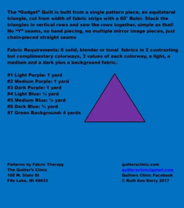 Gadget 3D Quilt Pattern - EASY Beginner Project