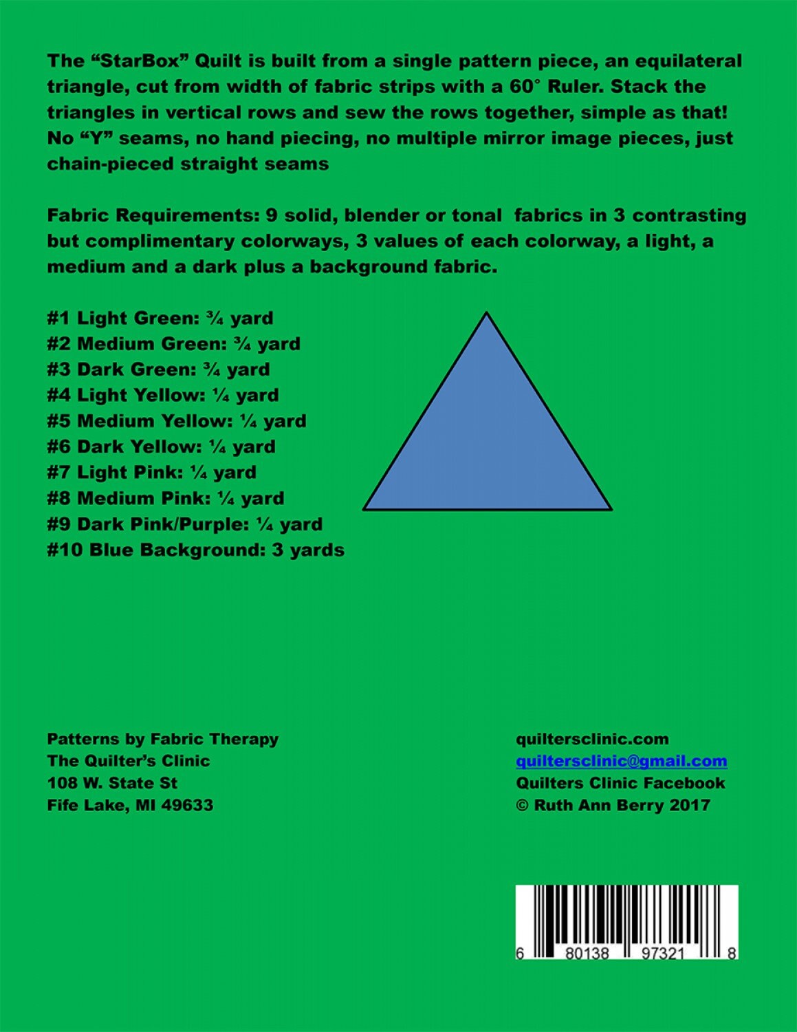 Starbox 3D Quilt Pattern - EASY Beginner Project