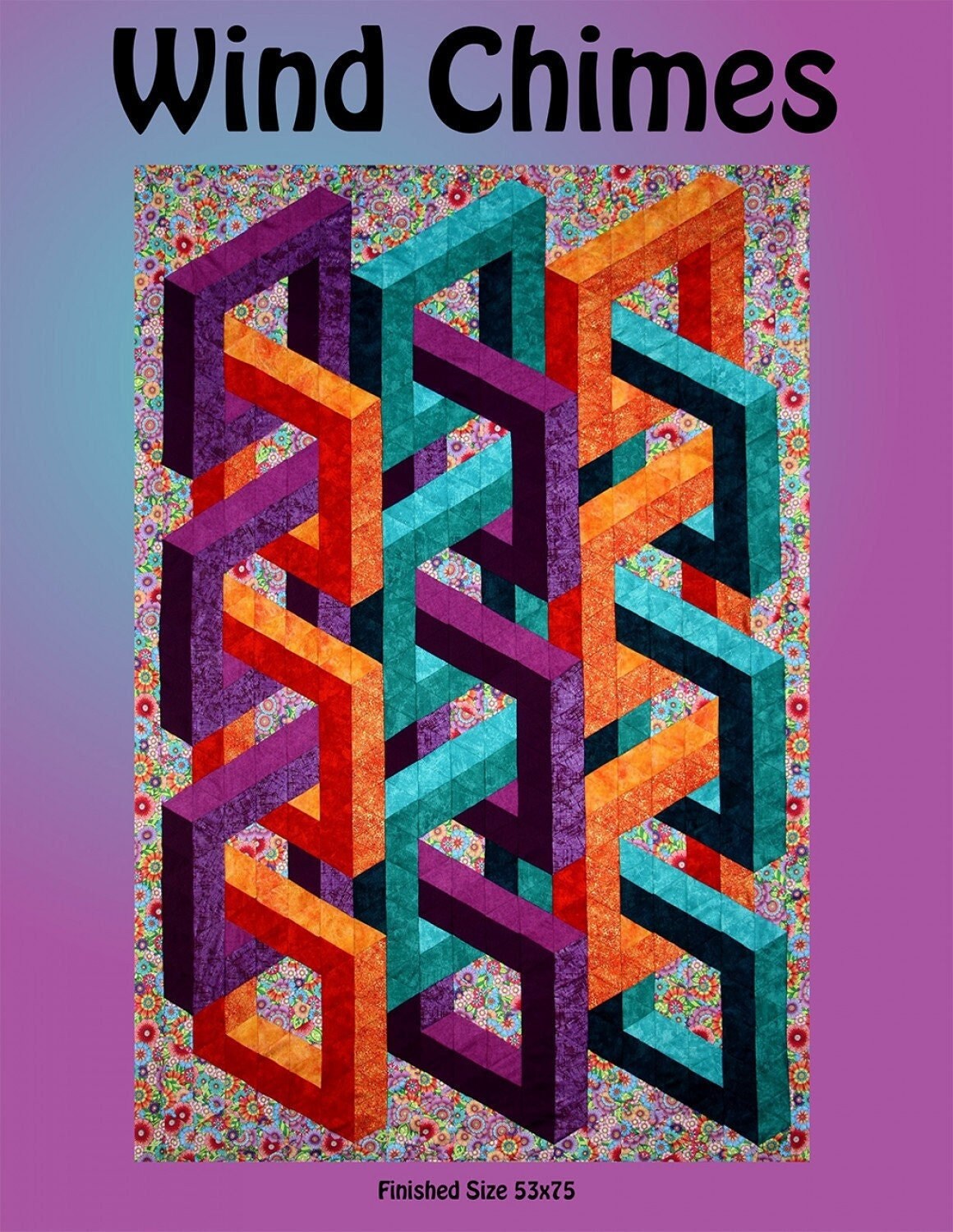 Wind Chimes 3D Quilt Pattern - EASY Beginner Project