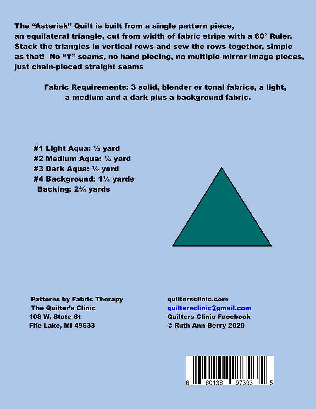 Asterisk Quilt Pattern - EASY Beginner Project - 3D Quilt