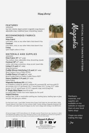 Magnolia Bucket Bag Pattern