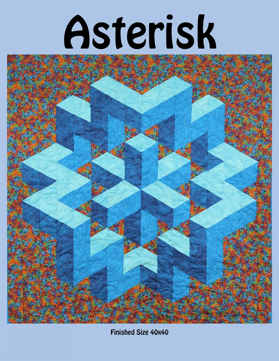 Asterisk Quilt Pattern - EASY Beginner Project - 3D Quilt