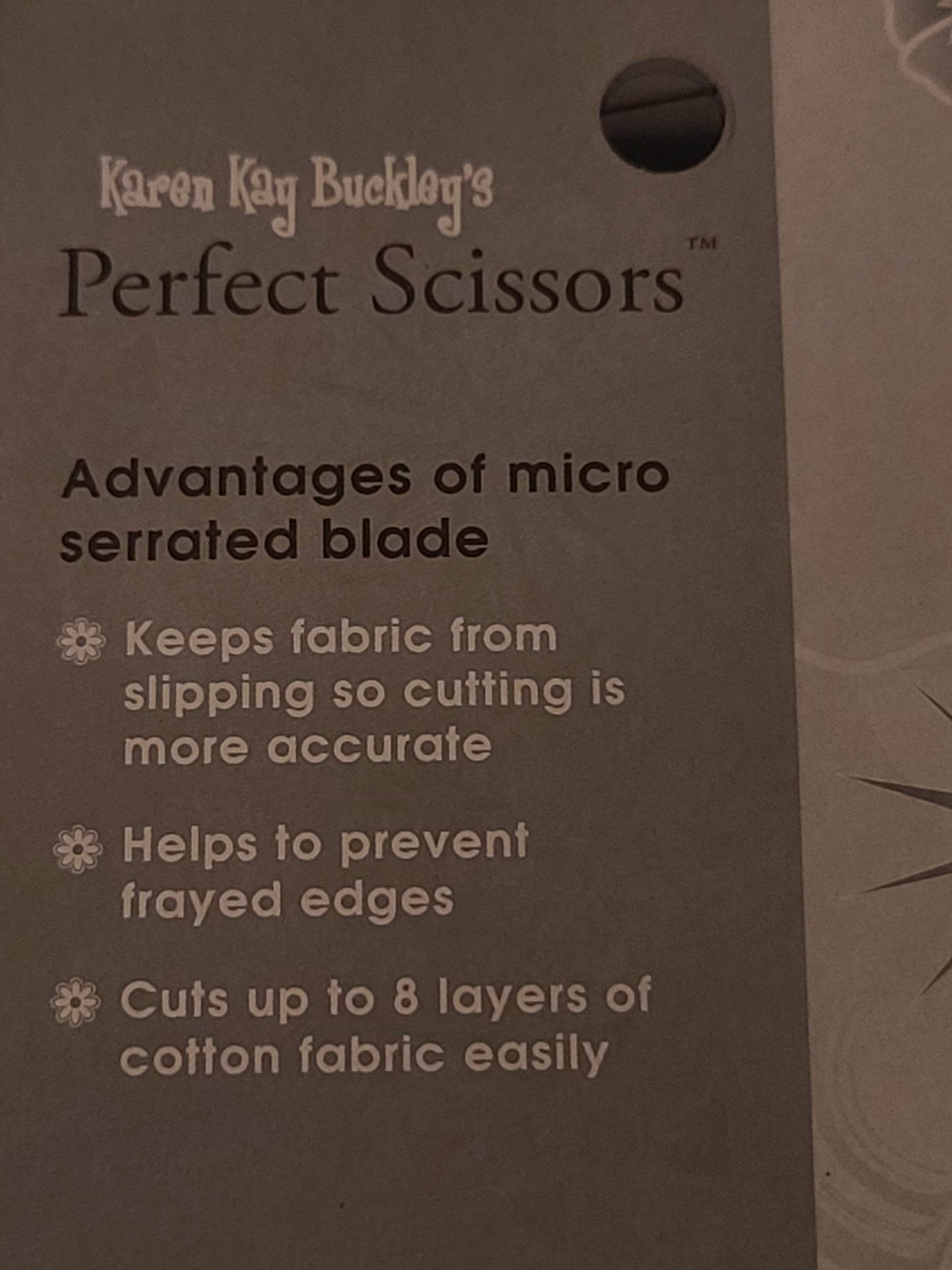 Perfect Scissors by Karen Kay Buckley for applique, qiolting, sewing