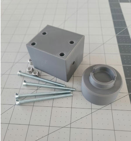 ADAPTER KIT for MIB-C clamp-on mini ironing board - to fit molded plastic portable tables