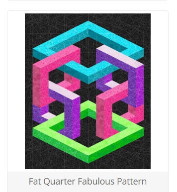 Fat Quarter Fabulous! 3D Quilt Pattern - EASY Beginner Project