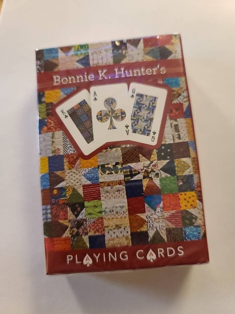 Quilt-themed playing cards, full deck,  new in package - gift for quilters