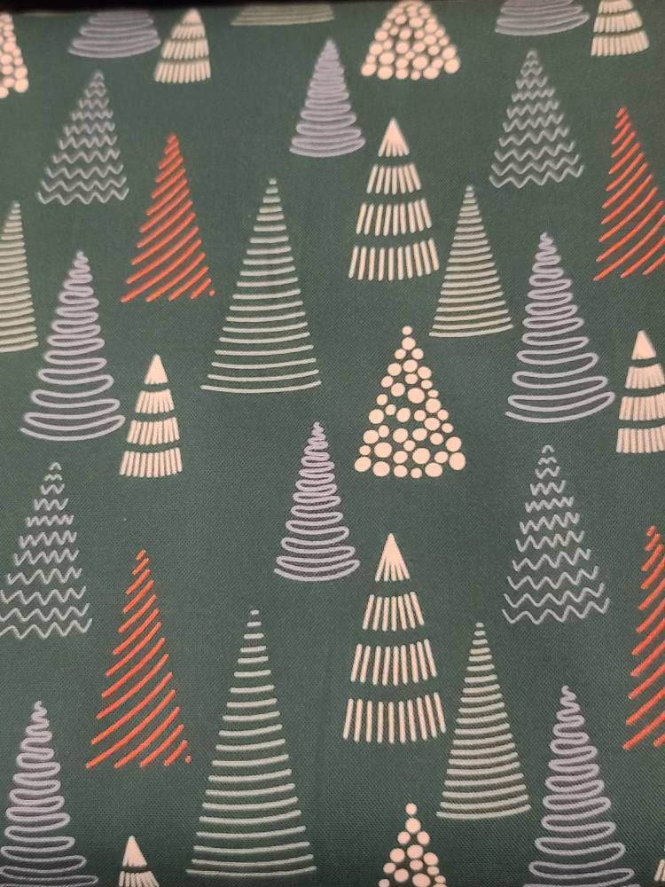 Christmas Print 100% cotton premium fabric - Great for making Quilts, Stockings, Table Runners, place mats and Crafts