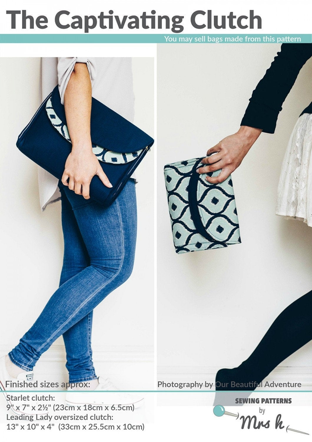HAND BAG PATTERN - The Captivating Clutch